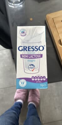 Leite sem Lactose Gresso UHT Magro