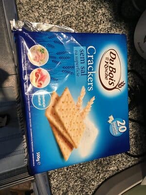 Bolacha Du Bois de la Roche Crackers sem Sal na Superfície