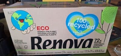Lenços Renova Faciais 100% Reciclado