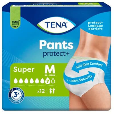 Cuecas Incontinência Tamanho M Tena Pants Super