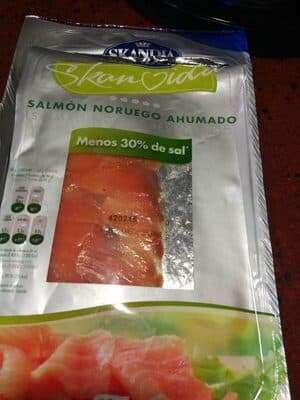 Salmao Fumado Skandia Baixo Teor Sal