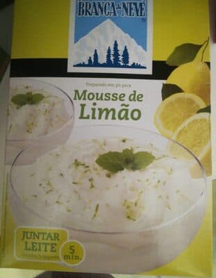 Mousse Branca de Neve Limão