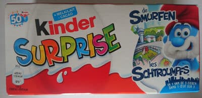 Chocolate Kinder Surpresa tipo 3