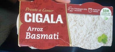 Arroz Cigala Basmati Pronto a Comer Brajma