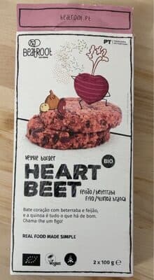 Hamburguer Beatroot Feijão e Beterraba BIO