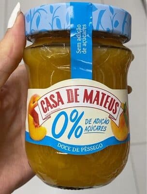Doce Casa de Mateus Pessego 0%