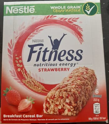 Barras Nestlé Fitness Cereais com Morango