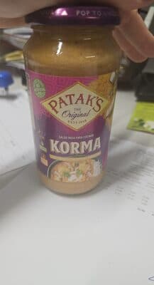 Molho Pataks Caril Indiano Korma