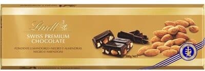 Tablete Chocolate Negro Lindt Gold com Amêndoas