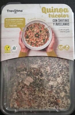 Quinoa Trevijano Tricolor com Shitake sem Glúten Vegan