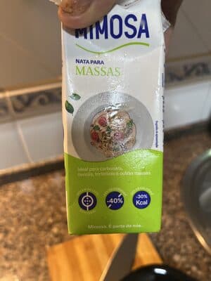 Molho Nata Mimosa P/Massas