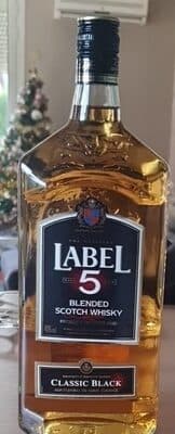 Whisky Label 5 Novo Blended