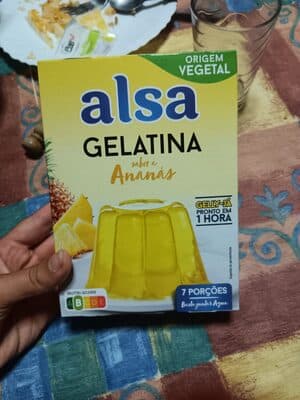 Gelatina Alsa Ananás