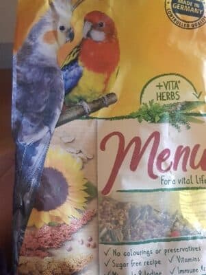 Alimento para Catatua Vitakraft Premium Menu
