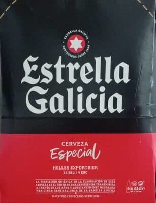 Cerveja Estrella Galicia Especial