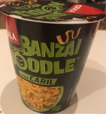 Massa Cigala Noodles Banzai Sabor a Caril