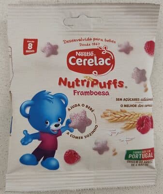 Snack Cerelac Nutripuffs Framboesa