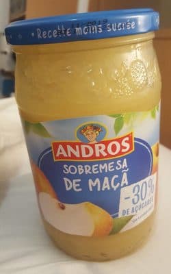 Sobremesa Andros Maçã com Teor Açúcar Red