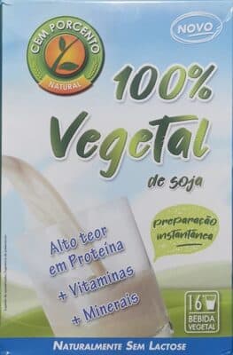 Bebida Soja Cem Porcento em Pó