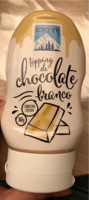 Topping Branca de Neve de Chocolate Branco