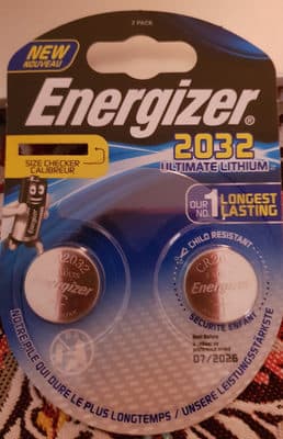 Pilha Ultimat Lithi Energizer CR2032 BL2 4x80x120