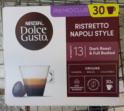 Cápsulas Dolce Gusto Café Ristretto Napoli Style