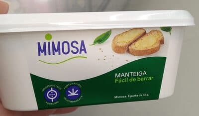 Manteiga Mimosa Fácil Barrar