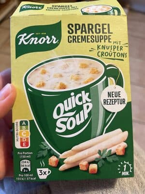 Quick Soup Knorr Espargos