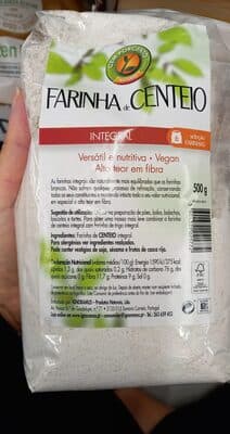 Farinha Cem Porcento Centeio Integral