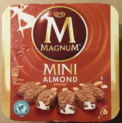 Gelado Magnum Multipack Mini Amêndoas