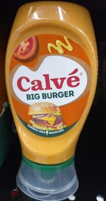 Molho Calvé Burger Top Down