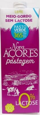 Leite Nova Açores Pastagem Meio Gordo sem Lactose