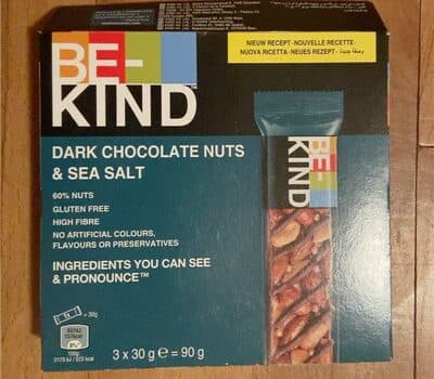 Barras Be-Kind Chocolate Negro e Sal Marinho