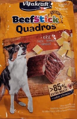 Snacks para Cão Vitakraft Beef Stick Quadros com Queijo