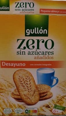 Bolachas Gullon Zero Pequeno Almoço sem Açúcar Adicionado