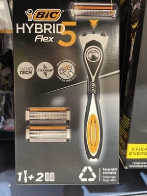 Máquina Barbear BIC Hybrid FLEX5 (1 + 2rec)