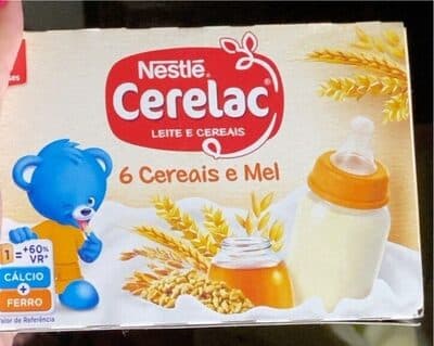 Cereais Lácteos Cerelac Cereais e Mel