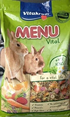 Alimento para Coelho Anão Vitakraft Premium Menu Vital