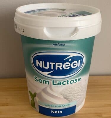 Gelado Nutrégi sem Lactose Nata