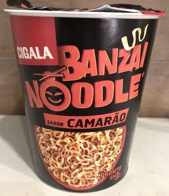 Massa Cigala Noodles Banzai Sabor a Camarão