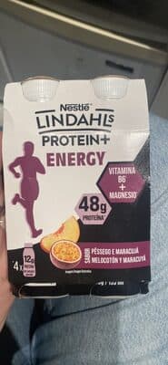 Iogurte Líquido Lindahls Energy Pêssego Maracujá