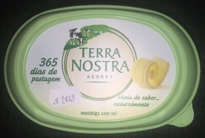 Manteiga Terra Nostra com Sal