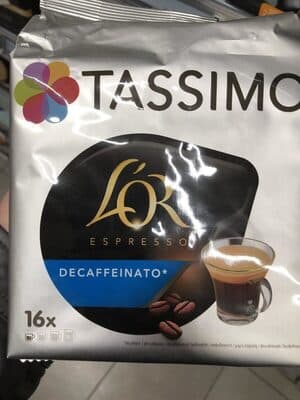 Cápsulas Tassimo L'Or Café Expresso Descafeinado