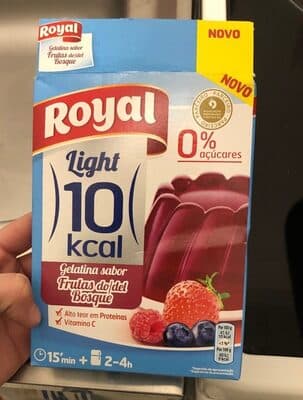 Gelatina Royal Frutos Bosque Light 10 Kcal