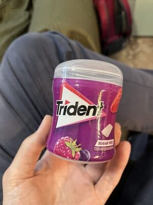 Pastilhas Trident Elásticas Bottle Frutos Silvestres