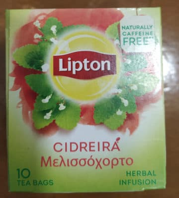 Infusão Lipton Cidreira