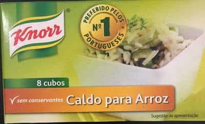 Caldo Knorr para Arroz 8 Cubos