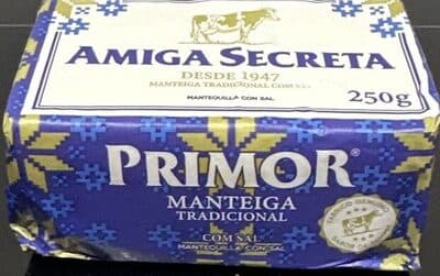 Manteiga Primor com Sal em Papel
