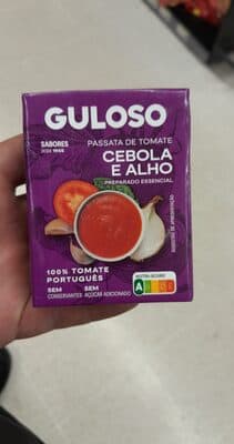 Molho Passata Tomate Guloso Cebola e Alho