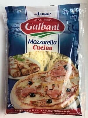 Queijo Mozzarella Ralado Galbani